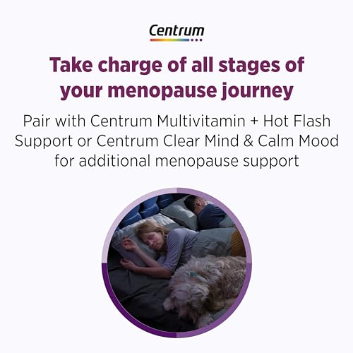 Centrum Restful Sleep Menopause Support Tablets, Supplement with Clinically Studied DailyZz and geniVida, 28 Count (Pack of 2) - image 9