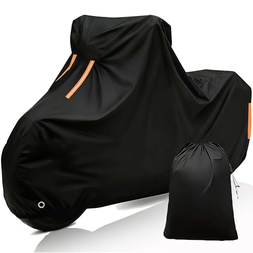 All Season Waterproof Motorcycle Cover for Maico MD 125 Super Scort Outdoor Sun Rain Storage Protection 210D丨Heat-Resistant Dustproof Anti-Scratch-AS91