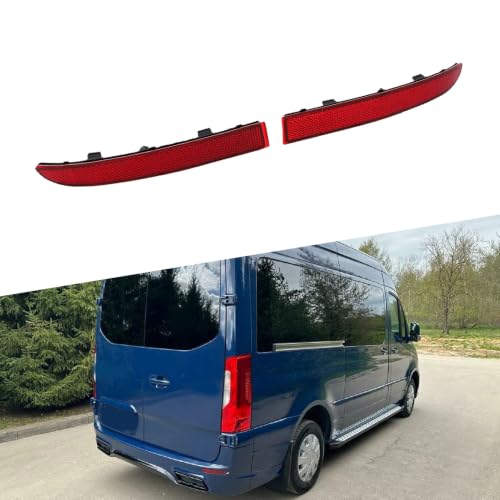 Réflecteurs de pare-chocs arrière SUV kit de 2 pièces de remplacement pour visibilité de nuit