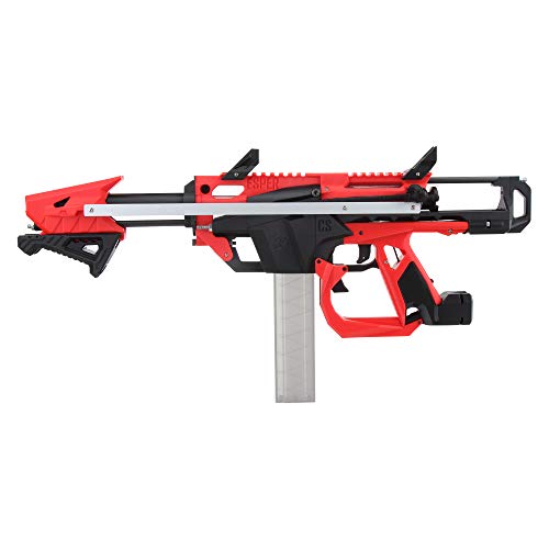 JGCWorker F10555 No.213 Esper Blaster Works with Talon Magazine - Red + Black Rubber Band Toy Gun Version B