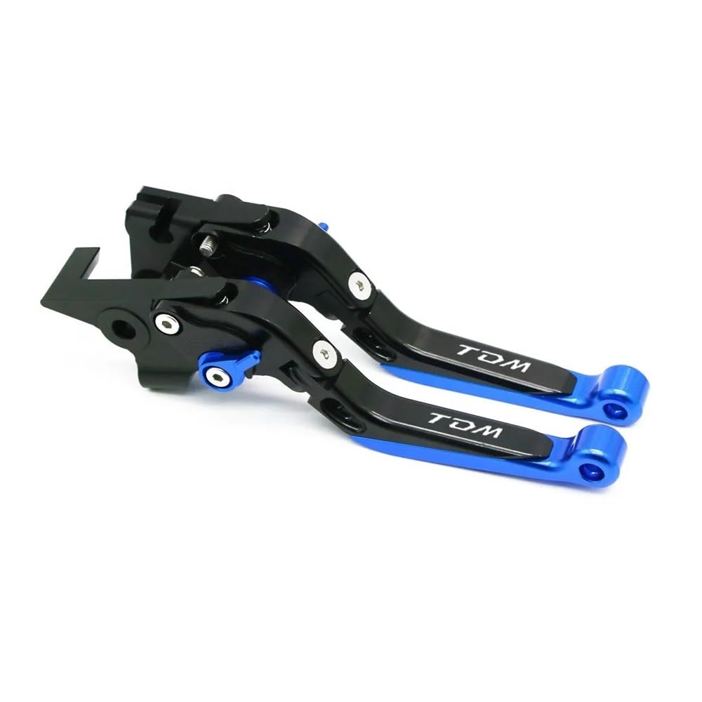 Zdgxfhsrh Bkbubkbu Motorcycle Brake Clutch Levers For Ya&Maha Tdm 900 Tdm900 2004-2014 Motorcycle Accessories Cnc Adjustable Folding Extendable Brake Clutch Levers(Bkbubkbu)