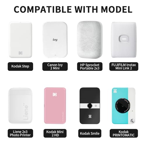 Funda protectora para impresora fotográfica portátil miniatura 2