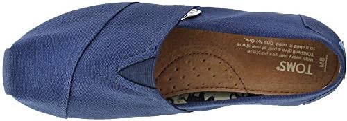 TOMS Men's Classic Canvas Slip-On, Navy - 11 D(M) US | Image 5