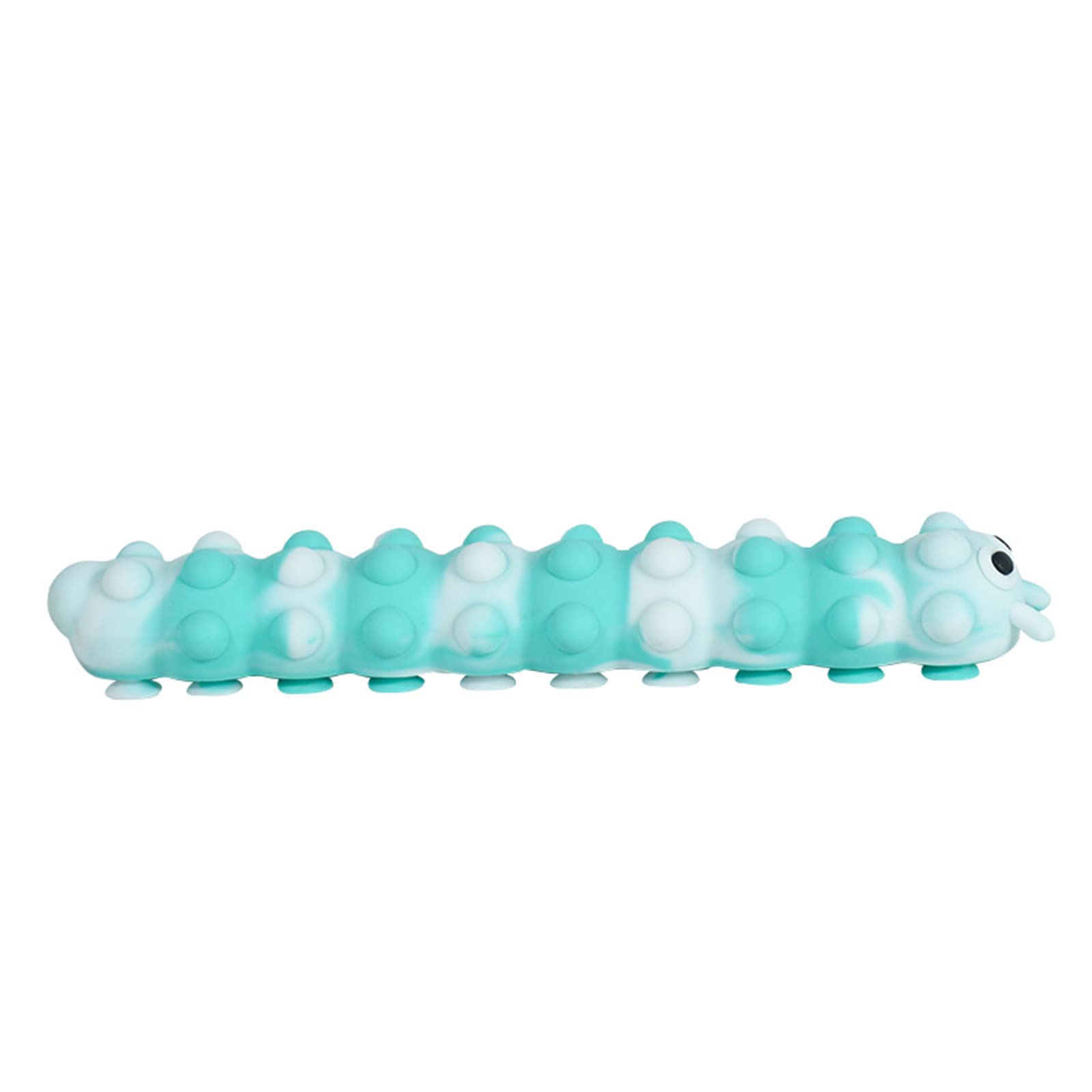 Hanzete Popits Caterpillar Decompression Sucker Bubble Ball To Vent Glowing Pinch Squeeze Toy Fidget Toys Office Decompression Artifact