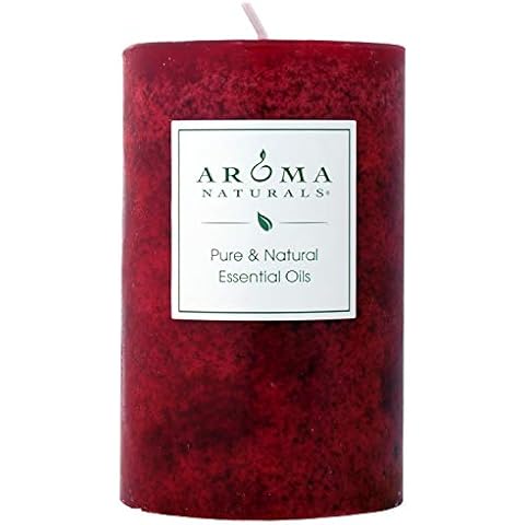 Aroma Naturals Essential Oil Scented Pillar Candle Cover