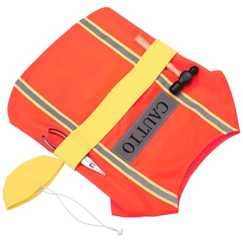 Disfraz para perro de tamaño L color naranja