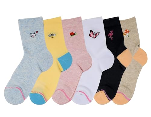 Image of Mid-Crew Compression Socks | Half-Cushion | Dr Motion ( 6 Pairs )