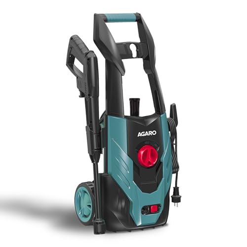 AGARO Grand High Pressure Washer, 1500 Watts, 110 Bars, 6.5L/Min Flow Rate, 5 Meters Outlet Hose, Upright Design with Wheel, for Car, Bike and Home Cleaning Purpose, Free Turbo Nozzle, Green (B0CMH7MDWN) Amazon Price History, Amazon Price Tracker