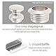 6 Stück Push Lock Button Catch, Cabinet Lock Catch und Push Button Catch, Keyless Wohnmobil Verriegelung für Wohnmobile, Yachten, Boote, RV Camping Schrank, Wohnwagen (Braun)