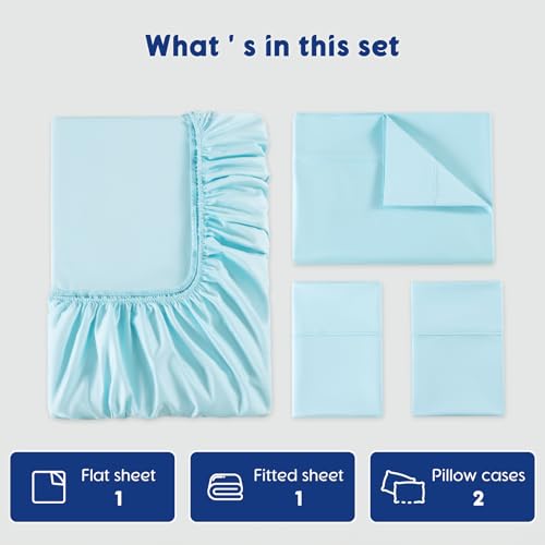 Image of SONORO KATE 100% Egyptian Cotton Sheets,1200 Series,King Size