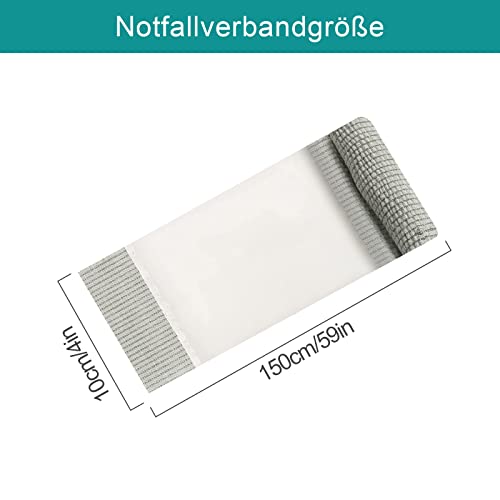 2 Stück Israeli Bandage Tourniquet Emergency Elastischen Bandagen Militär Bandage 4' Taktische Tourniquets First Aid Wound Haemostatic Bandage für Outdoor-Sport, Camping, Wandern, Klettern (4 Zoll)