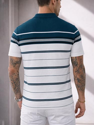 Image of Noble Monk Men's Regular Fit Polo Neck T-Shirt | Half Sleeve
