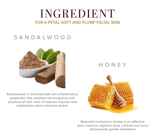 Image of Khadi 100% Pure Natural Sandalwood & Honey Body Wash
