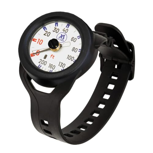 XS Scuba QuikVu Wrist Depth Gauge - Imperial