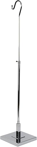 SSWBasics Soporte de gancho cromado con extensión de 18 x 36 pulgadas - Acabado cromado