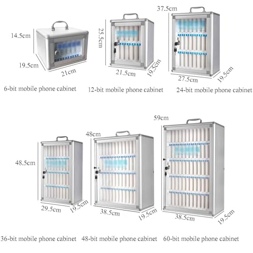 Le Phone niser transparent 24 bits casier verrouillable restaurant compact - 3