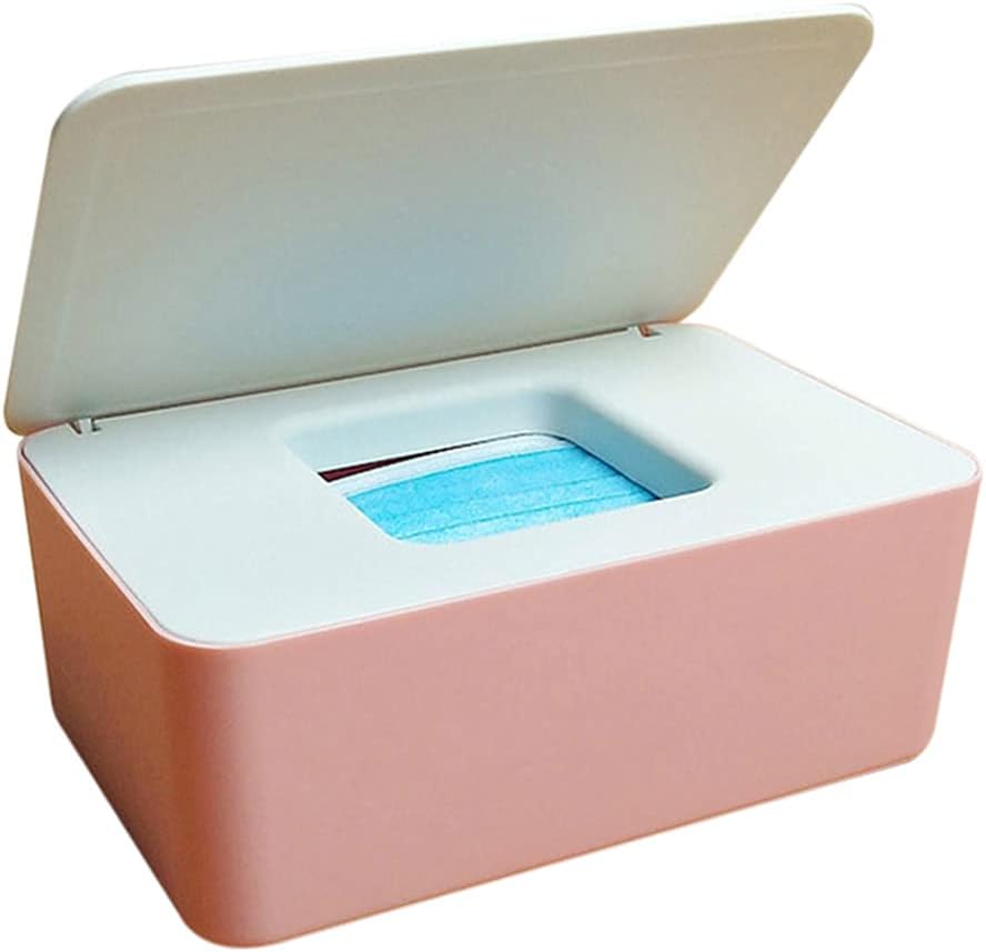 Dustproof Tissue Storage Box With Lid,Diaper Wipe Holders Napkins Holder Multifunctional Organizer Case Wet Wipes Dispenser Holder With Lid For Home : Baby