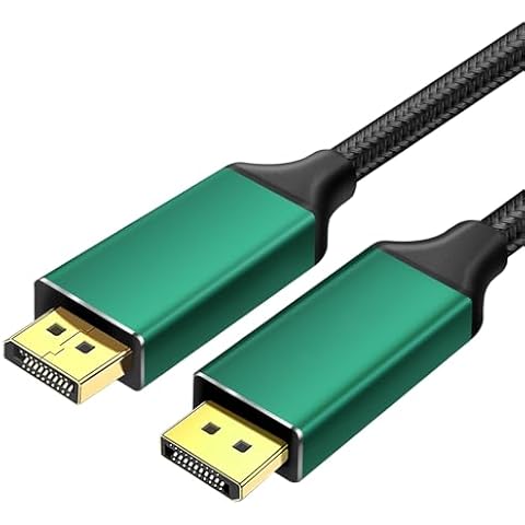 HAMGAACAN 2.1 DisplayPort KVM Cable 6.6 Feet Cover