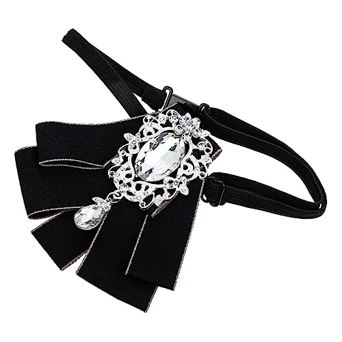 CALLARON Boys and Girls's Performance Dress Bow Tie Skirt Rhinestone Tie Elegant Suit Accessory Material