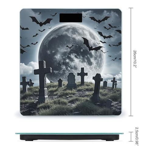 Báscula Digital de Baño con Pantalla LED Clara y Plataforma de Vidrio miniatura 2