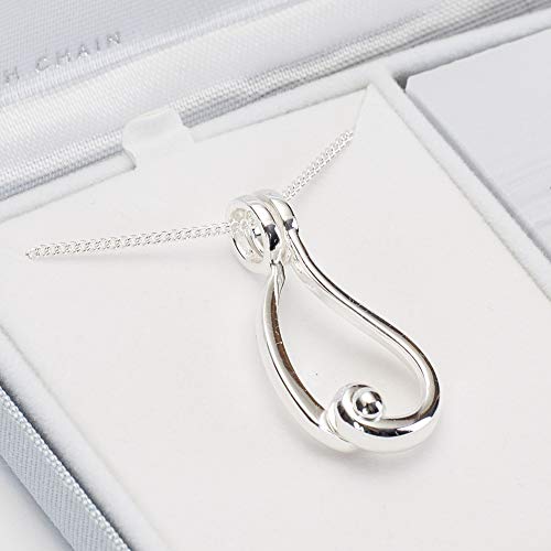 Dicksons No Tears in Heaven Bereavement 24 inch Women's Silver Plated Pendant Necklace3