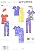 Simplicity Patterns 8266 Misses' Easy to Sew Scrubs with Ponytail Hat, Size: AA (XXS-XS-S-M), Xx-Small-X-Small