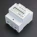 Baomain DDS238-4-R DIN Rail Single-Phase Three-Wire Kilowatt Hour kwh Meter 10A(100A),110V/220VAC,60Hz,LCD Display Energy Meter for AC Systems