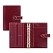 Filofax Malden Organizer, Personal Size, Burgundy - Tactile, Full-Grain Buffalo Leather, Six Rings, Cotton Cream Week-to-View Insert, Multilingual (C021704)