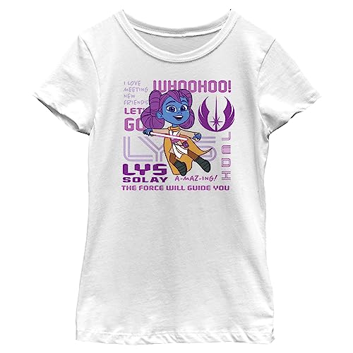 STAR WARS Girl's Young Jedi Adventures LYS Solay Phrases T-Shirt