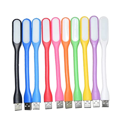 DOITOOL 2 Stück Usb Led Leselampe Tragbare Augenschutzlampe Flexibel Einstellbar Für Power Bank Und Computer Leselampe Für Unterwegs 5v 1.2w in Zufälliger Farbe