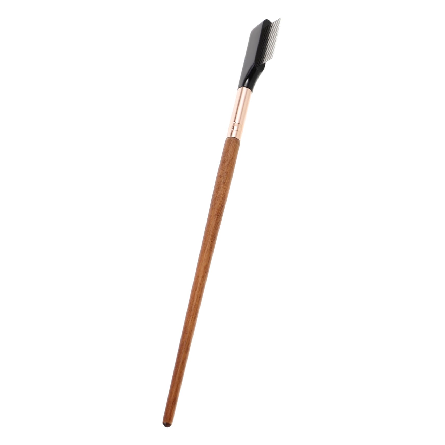 CALLARON Eyebrow Spoolie Brush Lash Comb Metal Teeth Eyelash Separator Beauty Tool Eyelash Grooming Comb