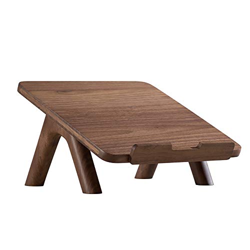 Holz Laptop Stehen Universelle Laptop PC Halterung Kühlung Stand Halter Elegante Holz Notebookständer Haltewinkel Sockel für MacBook Air/Pro