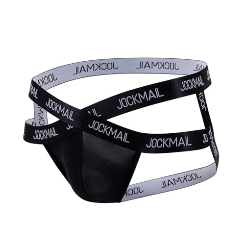 Men's Jockstrap Underwear Mesh Breathable Low Rise Mens Jock Strap Quick Dry Comfortable Fit Sports Thongs Jocks3