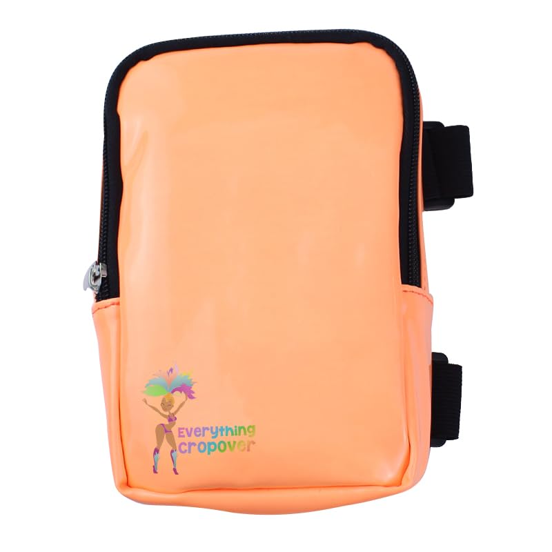 Holographic Thigh Bag, Leg Harness for Women, Outdoor Waist Bag, Carnival, Hiking, Travel, Bum Bag with Adjustable Straps, peach, standard size, Regular thigh pocket โ image 1