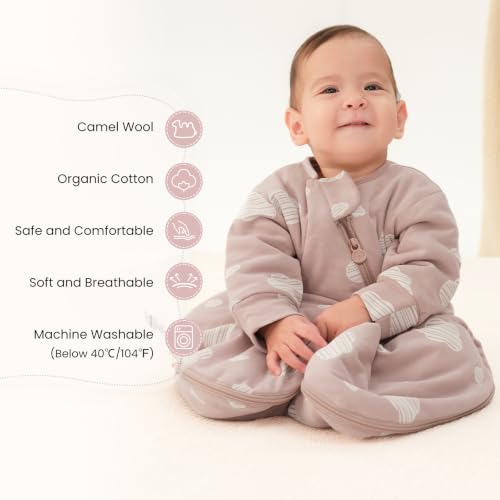 Image of Unisex Sleeping Bag for Babies and Toddlers 3.5 Tog Sleep Sack, Baby Sleep Sack, One piece with sleeves, Gifts for Baby