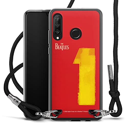 DeinDesign Coque Collier Compatible avec Huawei P30 Lite Premium Coque avec Cordon Coque avec Cordon The Beatles Bande… - Les Beatles, Paul McCartney, John Lennon, RIngo Starr, George Harrison DeinDesign Coque Collier Compatible avec Huawei P30 Lite Premium Coque avec Cordon Coque avec Cordon The Beatles Bande…