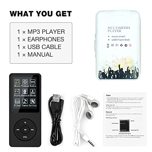 Lychee - Lettore musicale digitale MP3/MP4, 8 GB