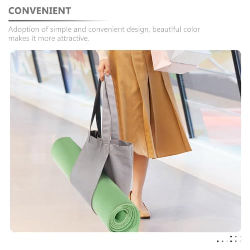 Bolsa para esterilla de yoga de lona y algodón duradero STOBAZA 7