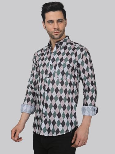Image of TB Trybuy.in Preppy Exclusive Cotton Casual Printed Shirt for Men