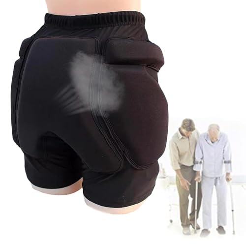 Image of Hip Pads Seniors, Premium Hip Protectors for Elderly, Comfortable and Breathable, Anti-Fall, 2 cm/0.8in Thicken Eva for Falls Injury, Unisex Hip Pants (XXL)