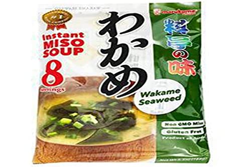 Marukome Instant Ryoutei-No-Aji Miso Suppe mit Wakame Seegras, 156 g Cover
