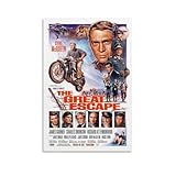 THE GREAT ESCAPE (1963) Out Movie Canvas Art Posters for Room Aesthetic And Wall Art Living Room Decor Poster 08x12inch(20x30cm) Unframe-style-17
