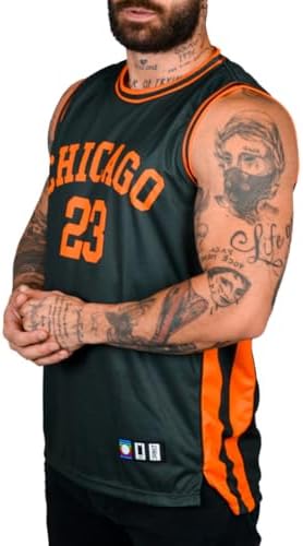 Regata Basquete Masculina Chicago Visual Sports Ultra Dry