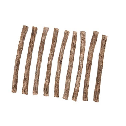 FONDOTIN 20Pcs Outdoor Rope Fire Starter Portable Wax Coated Handy Rope for Barbecue Picnic and Fireplace Use Wind Resistant and Easy to