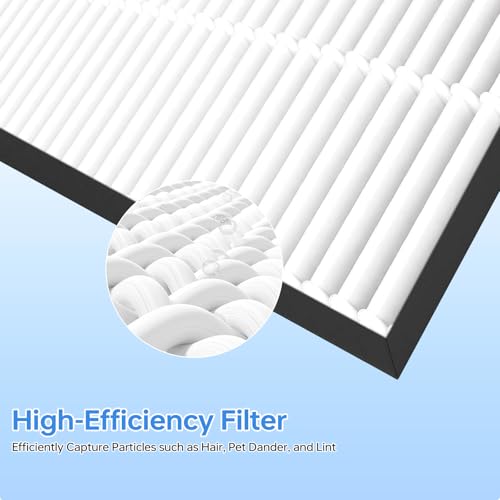 Image of 2 Pack PR1 Replacement Filter for Mooka PR1 Air Purifier for Pets Hair Dust | 3-in-1 Filter for Home Large Room up to 2200sq.ft, Activated Carbon, with 4 Washable Pre-Filters