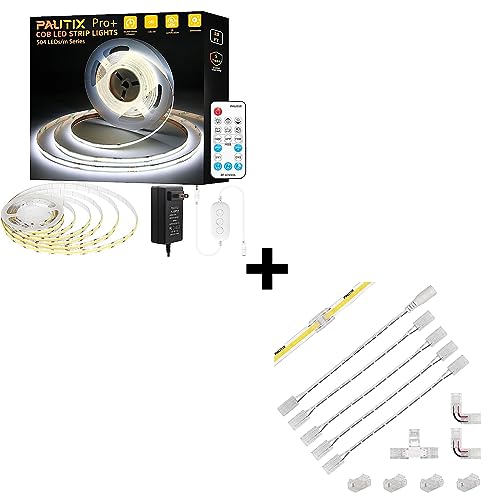 Tira de LED COB PAUTIX 5000K 6.1 m Dimmable Luz Blanca miniatura 1