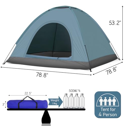 Carpa para Camping de 2 Personas Ligera y Portátil miniatura 2