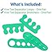ViveSole Toe Separators for Men & Women Medium (2 Pairs) - Silicone Gel Spreaders - Therapeutic Spa Stretchers for Plantar Fasciitis, Bunions, Overlapping Hammer Toe Spacers - Metatarsal Yoga Cushion