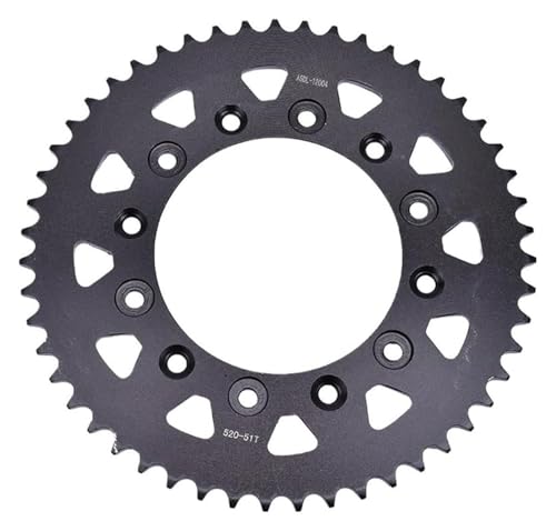 Pignon arrière 51 dents chaîne 520 pour restaurer votre moto cross CR250 ou CRF