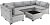 Sweecci 7-Piece Patio Furniture Set, Outdoor Sectional with Thick Cushions, Modular Patio Sofa, Dual-Strand Wicker Rattan, Rust-Resistant Frame, Backyard Furniture for Garden, Deck, Grey